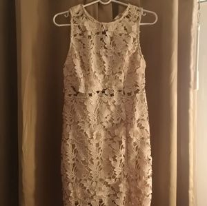 FOREVER21 KneeLength floral cutout dress